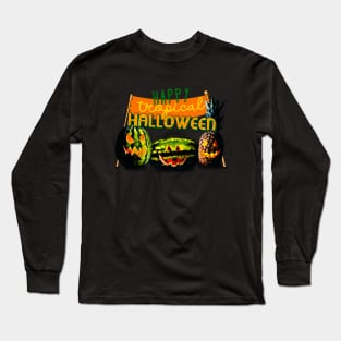 Tropical Halloween Long Sleeve T-Shirt